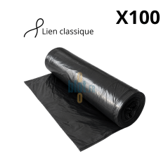 (X100) - Sac poubelle BD Noir conteneur - (130L)