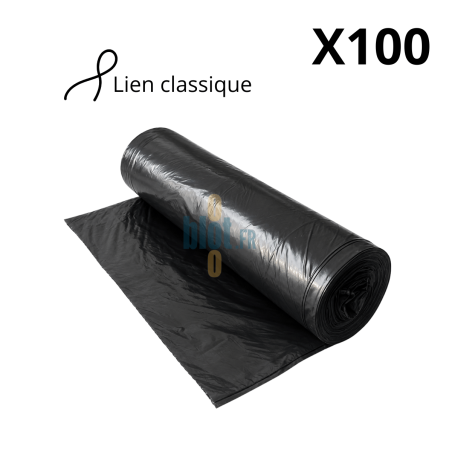 (X100) - Sac poubelle BD Noir conteneur - (130L)