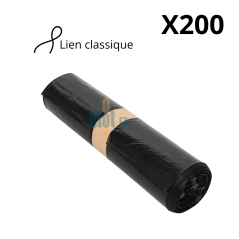 (X200) - Sac poubelle BD Noir - (100L / 55 Microns)