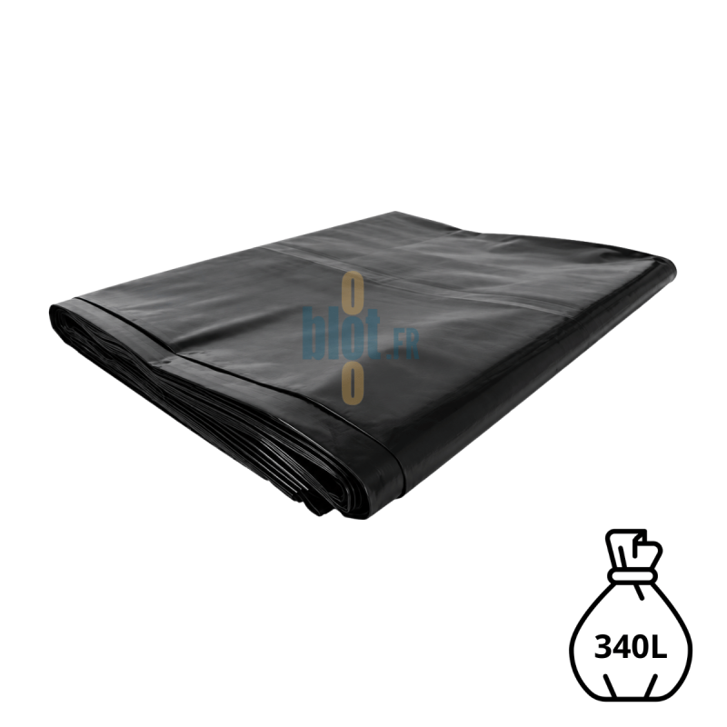 (X100) - Sac poubelle BD Noir conteneur - (340L / 30 Microns)
