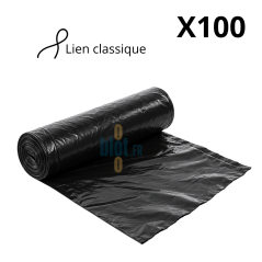 (X100) - Sac poubelle BD Noir conteneur - (160L / 55 Microns)