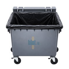 (X50) - Housse container Noir - (1100L / 30 Microns)