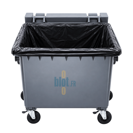 (X50) - Housse container Noir - (1100L / 30 Microns)