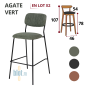 Tabouret AGATE - Vert