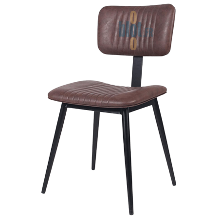 Chaise VIRGINIA - Marron foncé