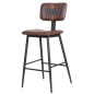 Tabouret VIRGINIA - Marron foncé