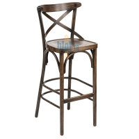 Tabouret ALBENA - Hêtre - Patine Vintage
