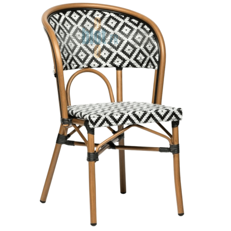 Chaise CAPUCINE - Noir et Blanc