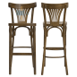 Tabouret MONTANA - Hêtre - Patine Vintage