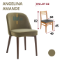Chaise ANGELINA - Amande