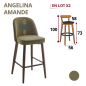 Tabouret ANGELINA - Amande