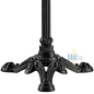 Pied de table bistrot en Fonte RÉTRO – 3 branches - (72x48x48CM) Pied de table bistrot en Fonte RÉTRO – 3 branches - (72x48x48CM)