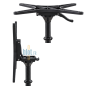 Pied de table Rabattable bistrot en Fonte RÉTRO – 3 branches- (72x53x53CM)
