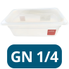 Bac Polypropylène (GN 1/4)