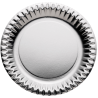 Assiette en carton Argent