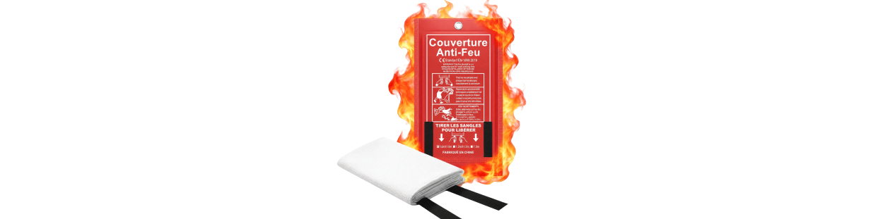 Couvertures de survie anti-feu