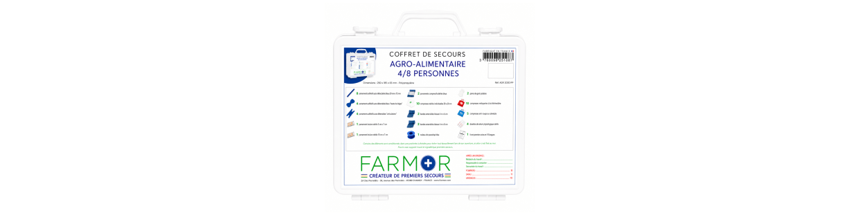 Trousses de secours agroalimentaires