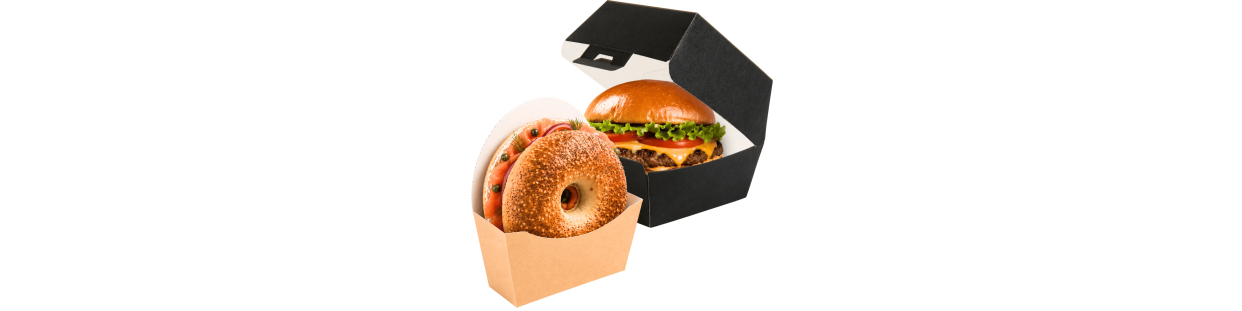 Boîte à Hamburger / Bagel / Américaine