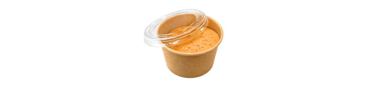 Pot à sauce et couvercle