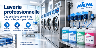 LAVERIE PROFESSIONNELLE : PRODUITS LESSIVIELS ET DOSAGE AUTOMATIQUE KIEHL